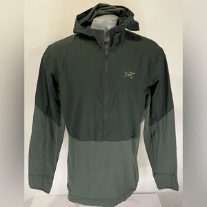 Arc’teryx Aptin Mens Large Hoody. Green. Performance 1/2 /Zip Pullover.